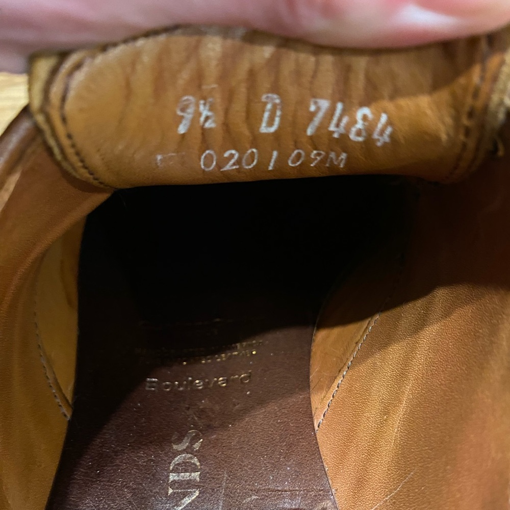 Allen Edmonds Boulevard Cap Toe dress shoe size 9.5 - Picture 8 of 8